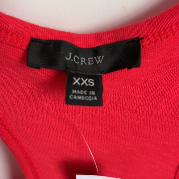 J. Crew Swingy Mini Tank Dress - size:  XXS - color: red - Picture 2 of 4